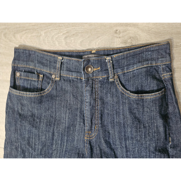 Nine West Womens Size 8 Bootcut High Rise Blue Stretch Denim Jeans 8/28 - Picture 3 of 6